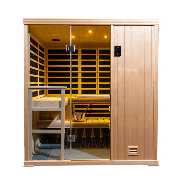 Tubo infrarrojo ceramica para cabina sauna infrarrojos madera calentador sauna 220v resistencia sauna jardin 300W, 600mm 