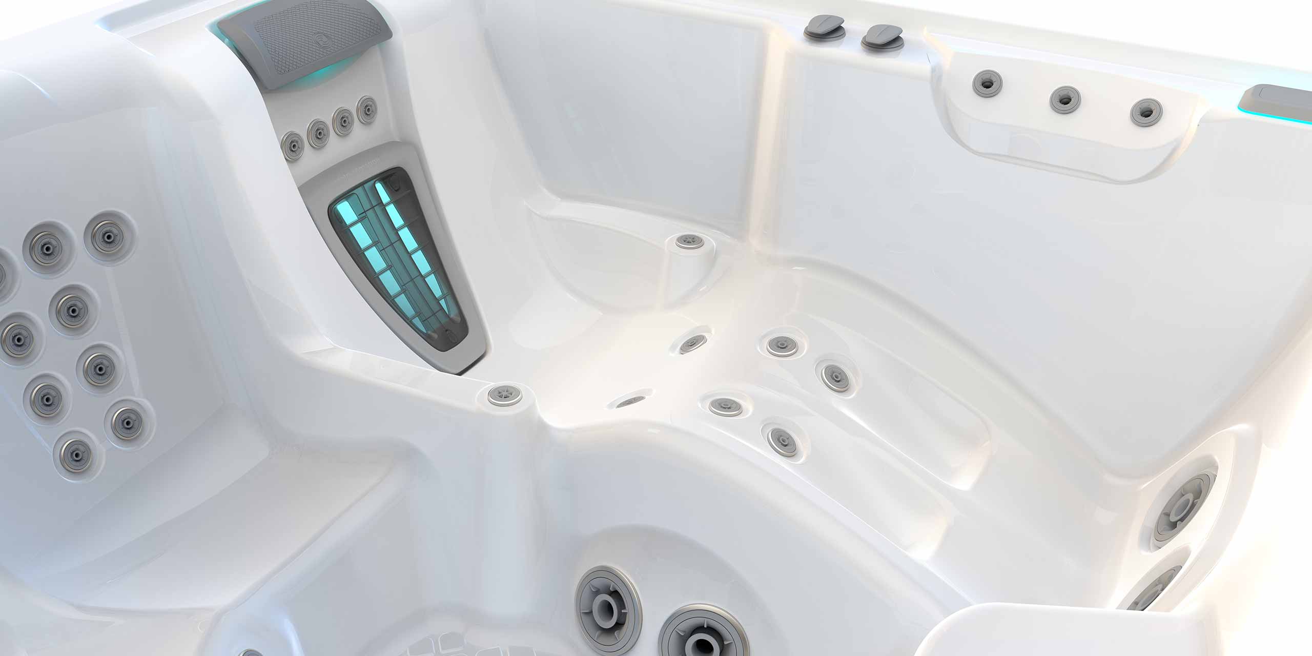 Moto massage jet in Highlife Aria hot tub