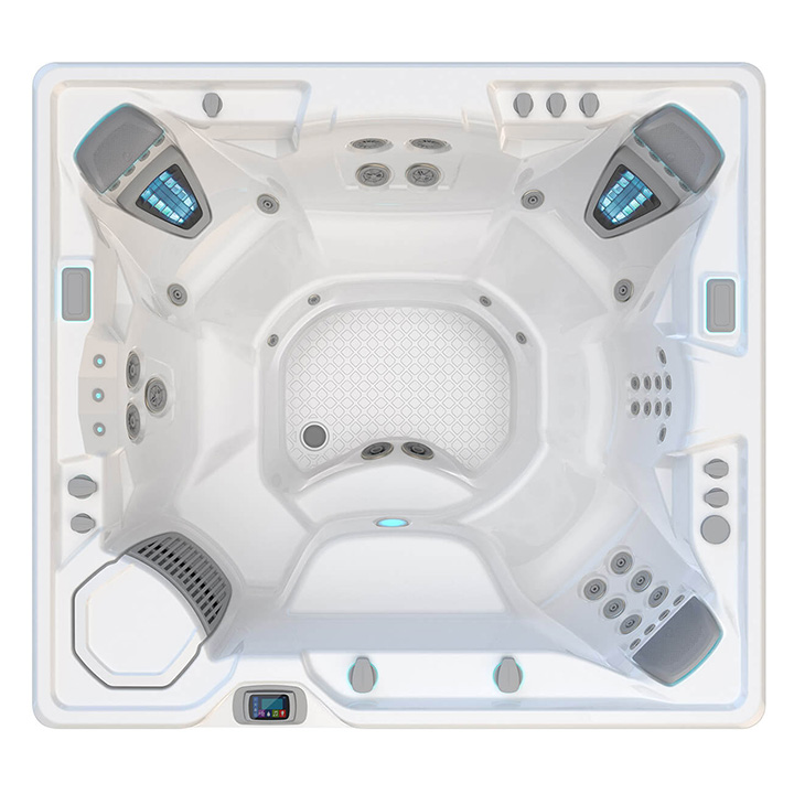 Highlife Grandee hot tub overhead view