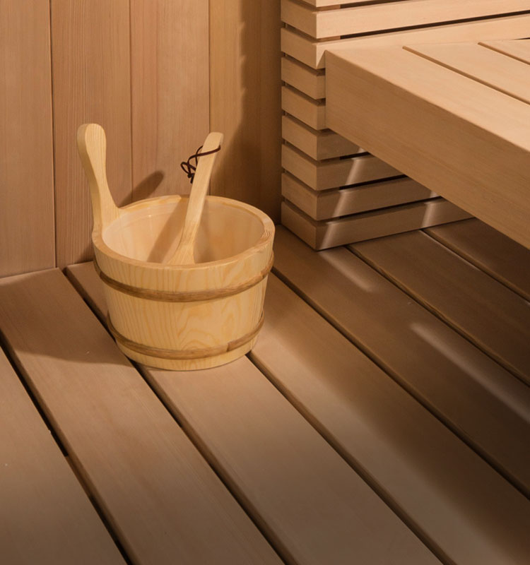 traditional sauna bucket