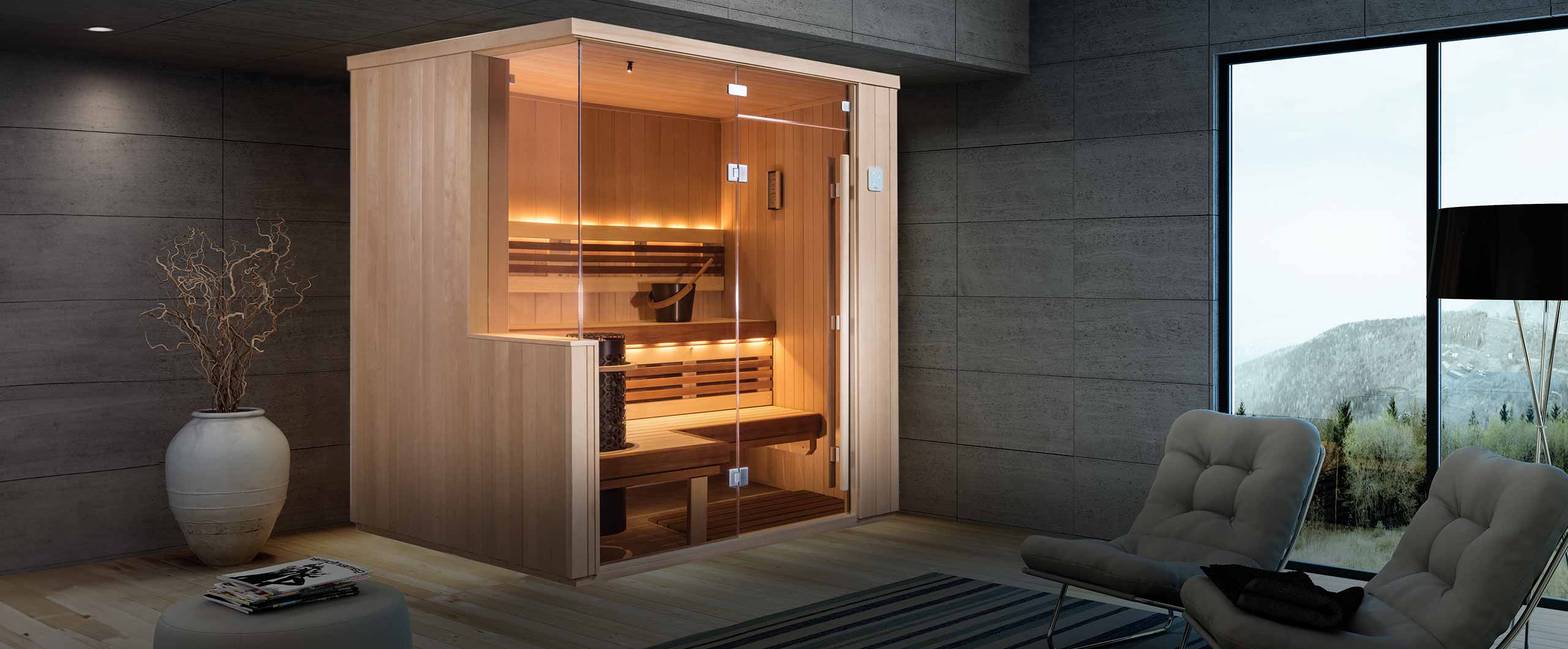 Finnleo Designer Vita sauna