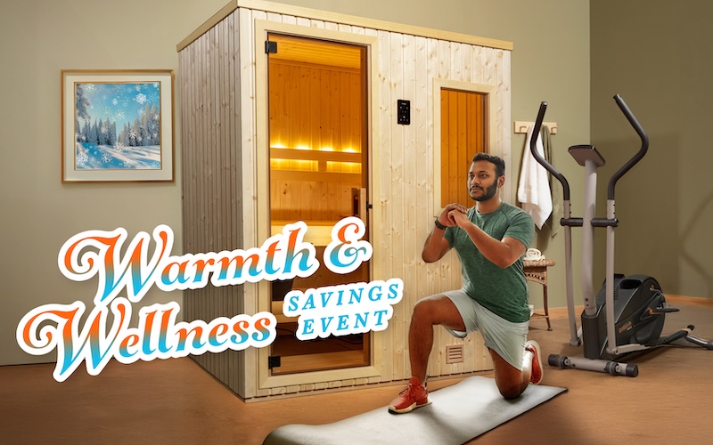 Warmth & Wellness Savings Event 2024 saunas 800x500